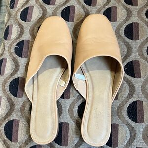 Universal Thread Tan Slip-On Mules